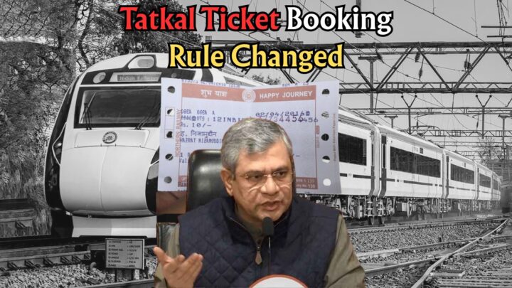 Indian Railways Tatkal Booking Changes