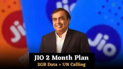 Jio Launches Its Cheapest 2-Month Recharge Plan with Unlimited Calling and 2GB Data