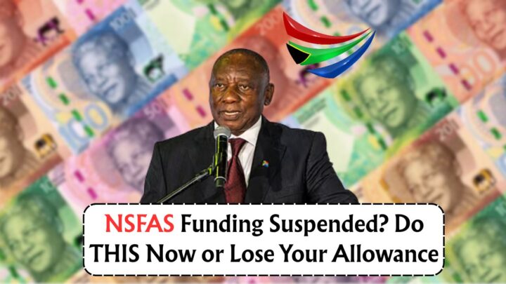 NSFAS Suspends Funding